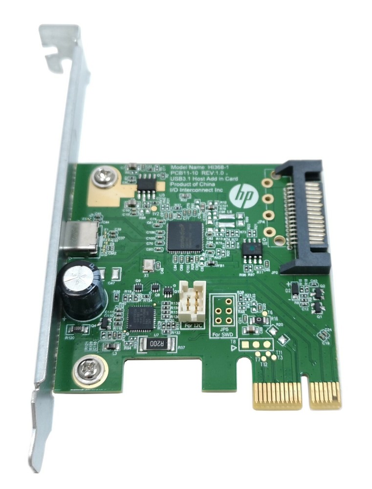 HP USB-C 3.1 Expansion PCIe card 10Gbps Data External SSD Host Controller Cable