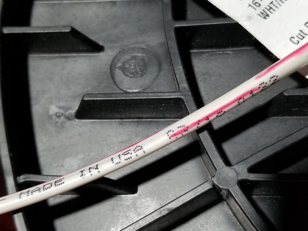 Carol E3042S 16/2C UnShielded Plenum Audio/Security Cable White/Red Stripe/100ft