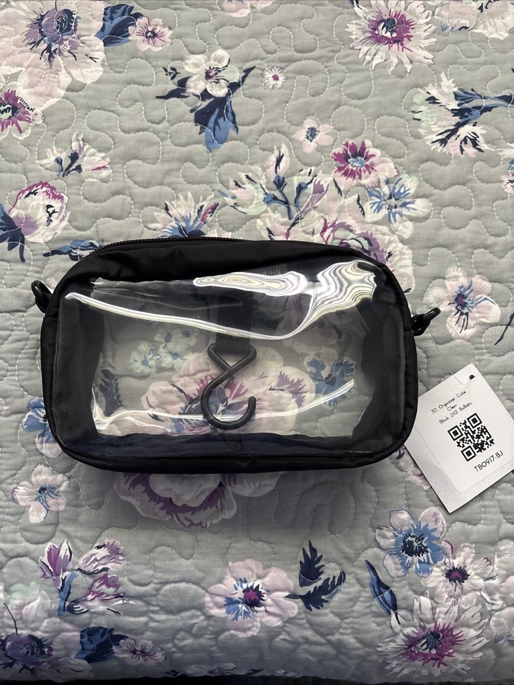 Tom Bihn Clear 3D Organizer Cube Clear Black Ballistic