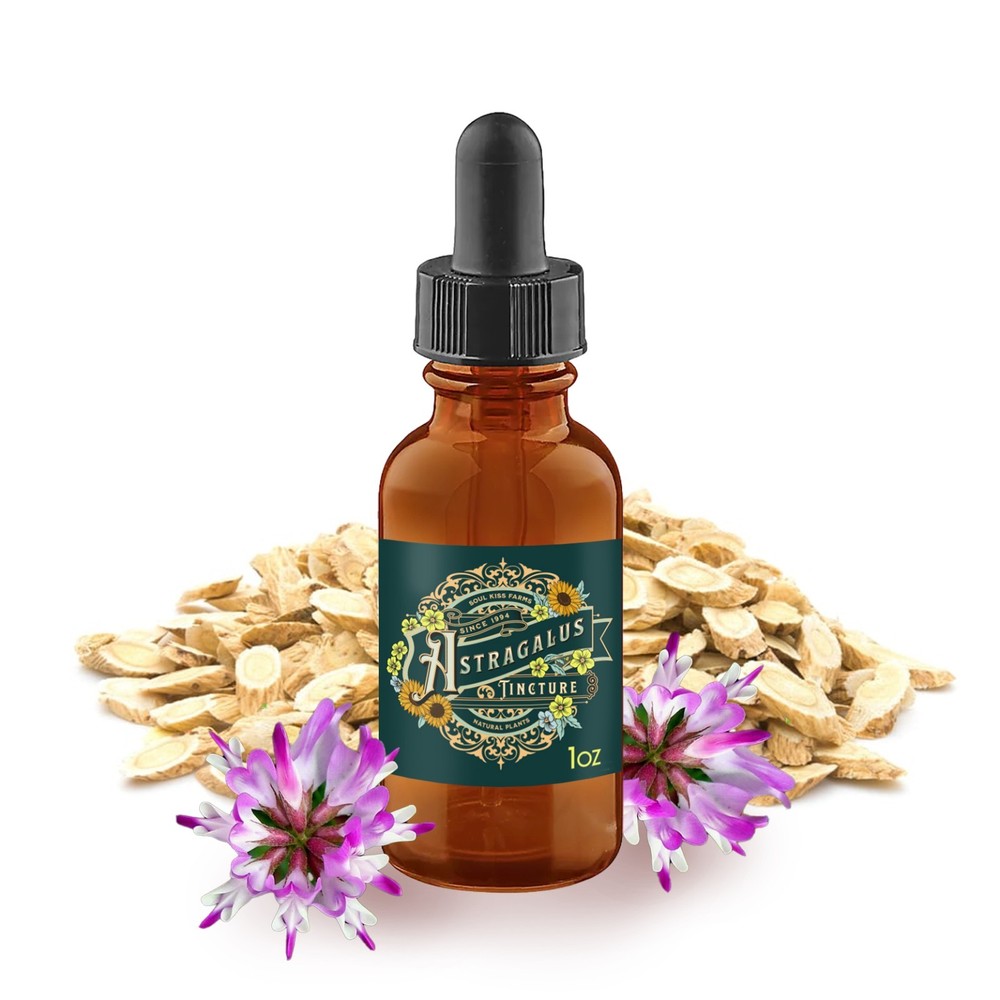 Astragalus Root Extract - Easy Liquid Drops -Deep Immune Support & Vitality-USA