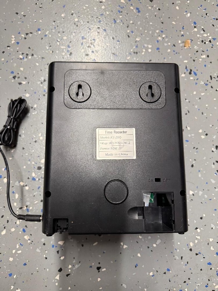 OFFNOVA TIME RECORDER ATTENDANCE MACHINE OPEN BOX READ DESCRIPTION