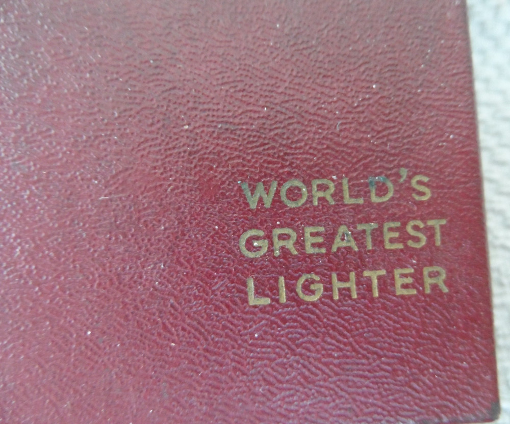 ART DE CO RONSON TWENTY CASE CIGARETTE CASE AND LIGHTER X-435