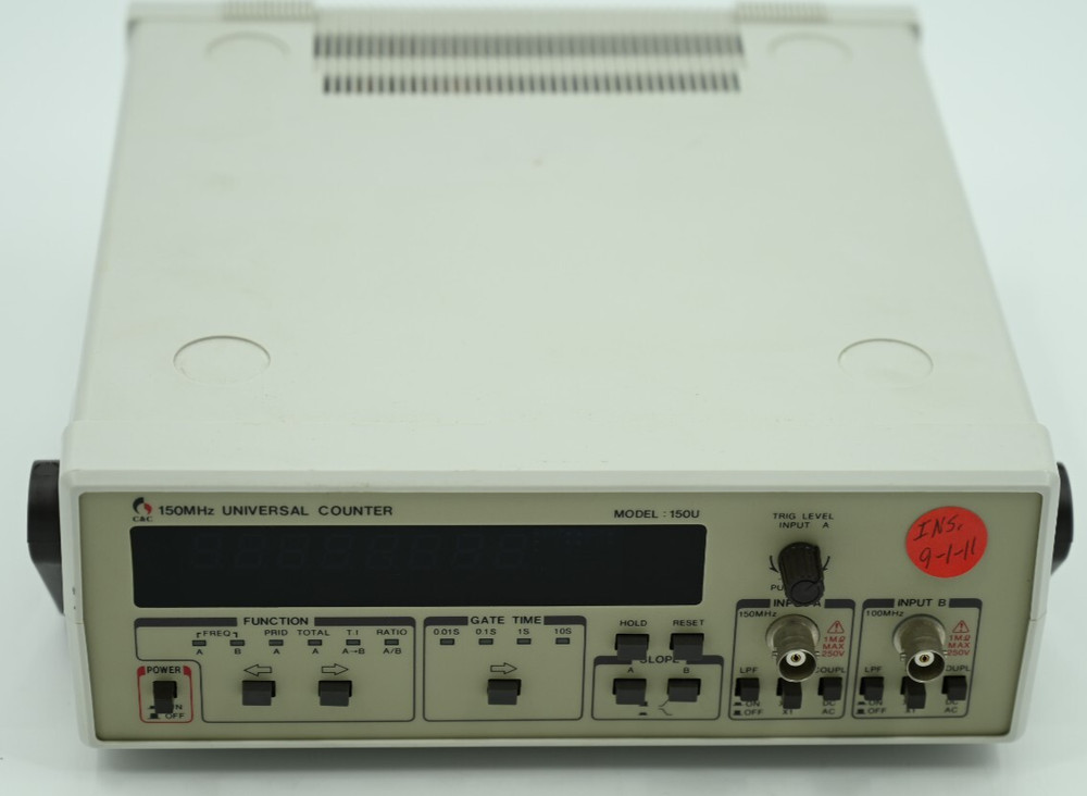 C&C 150MHz Universal Counter Model 150U
