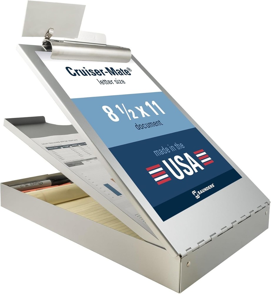 Durable Cruiser-Mate Clipboard with Storage Compartments
