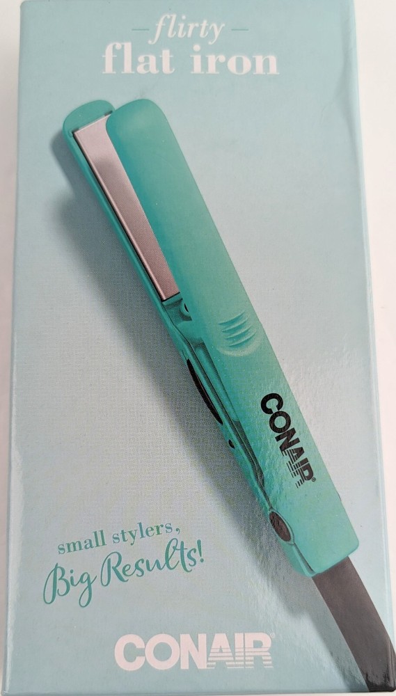 Conair Flirty Flat Iron Teal Mini