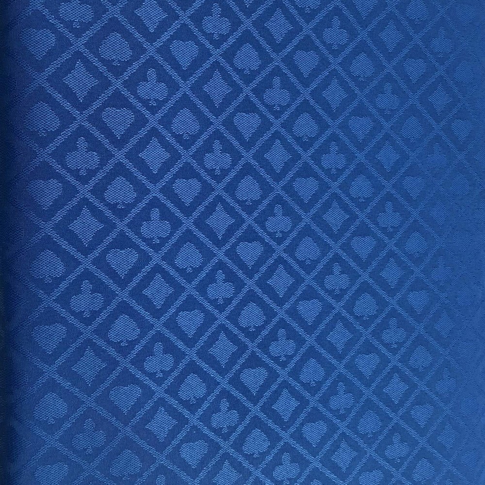 Blue Suited Speed Cloth Poker Table Felt 100% Polyester 120x60 NEW