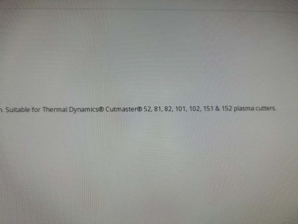 Thermal Dynamics plasma Gouging Tip D