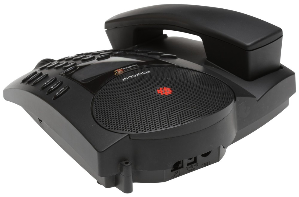 Polycom Soundpoint Pro 2-Line Premium LCD Office Speakerphone w/Headset Jack