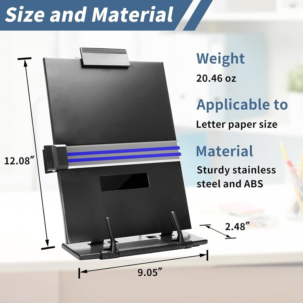 Paper Stand Document Holder - Quality Document Holder for Desk, Paper Stands ...