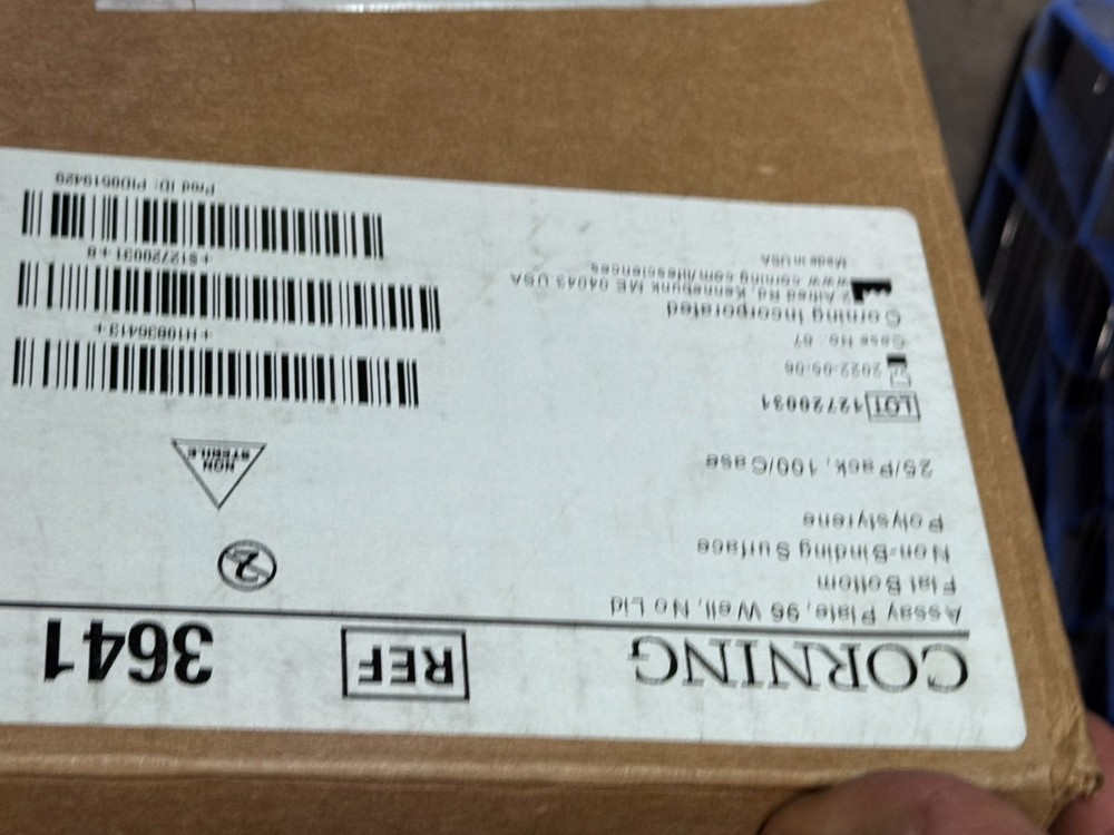 (25-Pack) Corning 3641 Flat Bottom NBS Microplate Assay Plate ~EXPIRED~