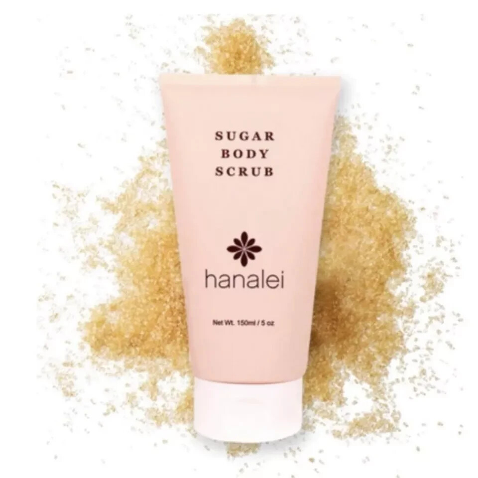 Hanalei SUGAR BODY SCRUB-150 ml / 5 oz Full Size..