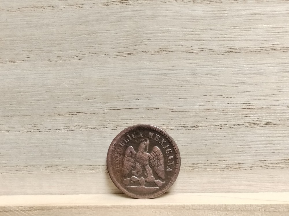 1888 Mo 1 Centavo Mexico Copper Coin
