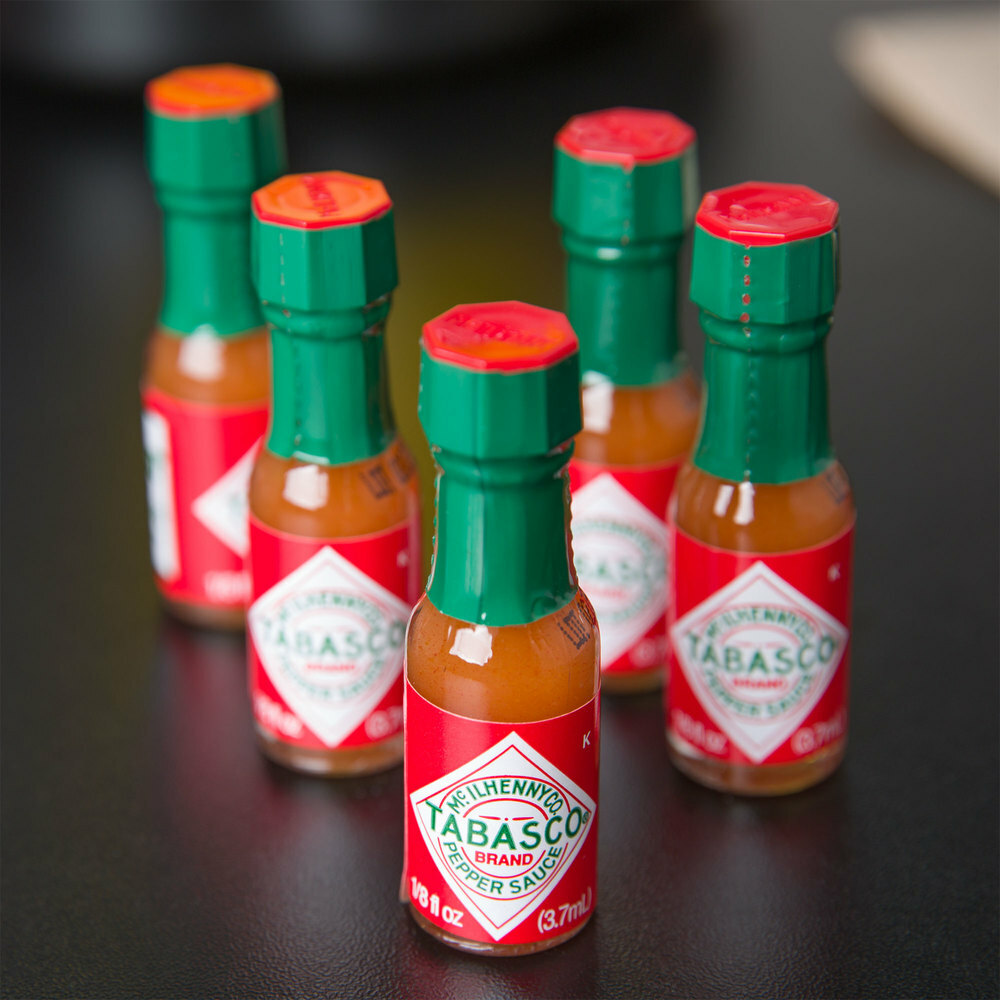 TABASCO .125 oz. Original Hot Sauce Mini Bottles (select quantity below)