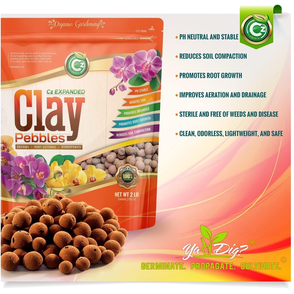 Expanded Clay Pellets for Hydroponic Gardening