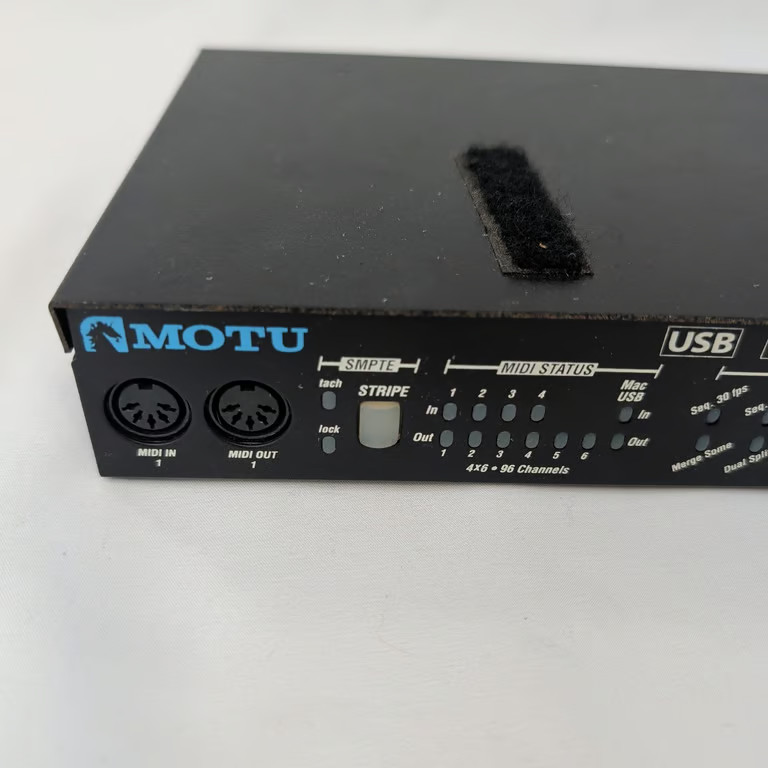 MOTU micro express USB MIDI Interface 4x6 96 Channel SMPTE Timepiece Mac PC