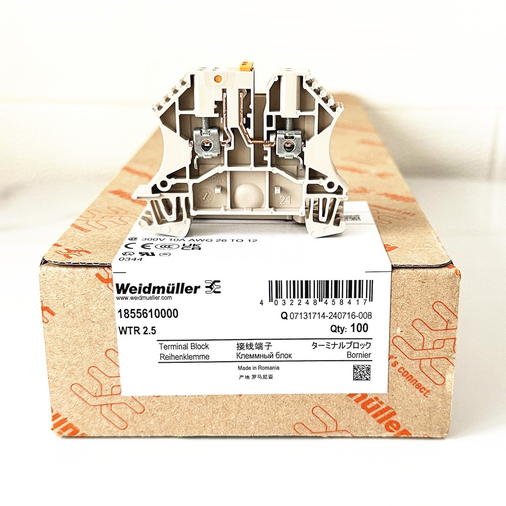 100pcs Terminal switch type WTR 2.5 1855610000