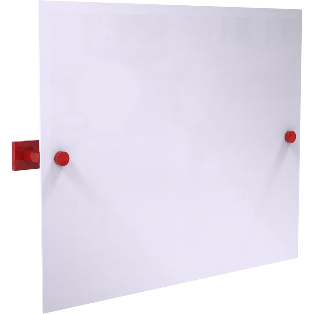 AlliedBrass MT-93-FER Montero Collection Rectangular Tilt Mirror Fire Engine Red