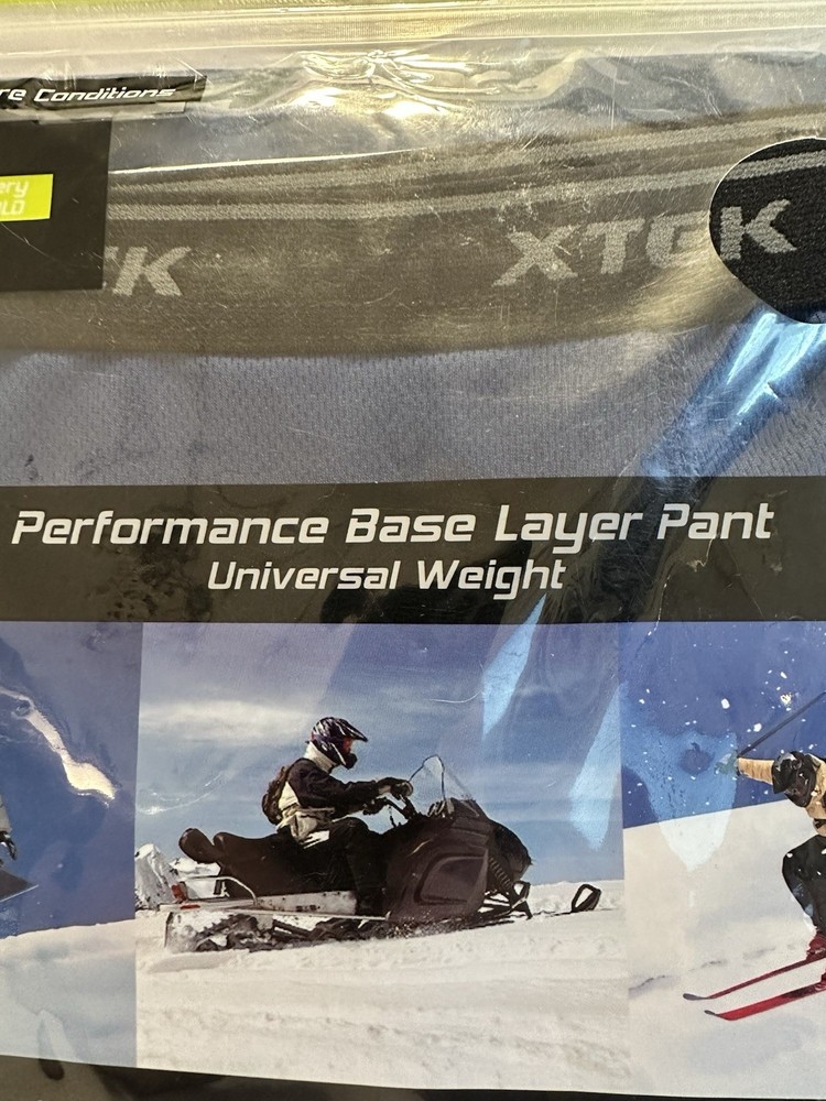 NWT XTEK MENS PERFORMANCE BASE LAYER UNIVERSAL WEIGHT PANTS Navy BLUE Large
