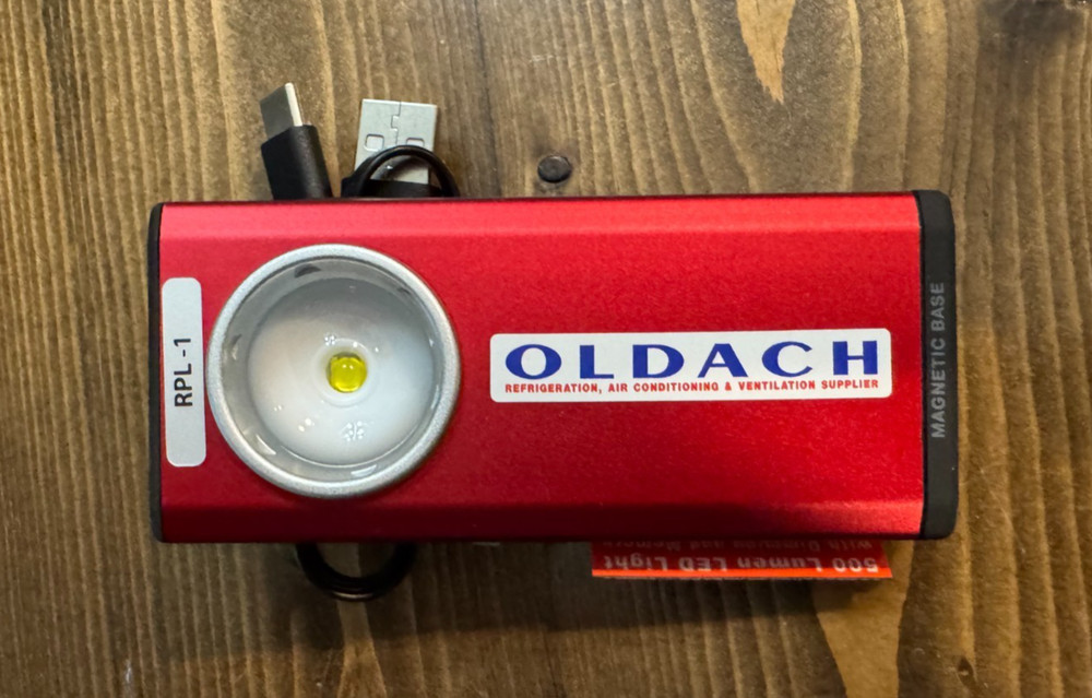 Sensible Products RPL-1 Rechargeable Pocket Flashlight, Red