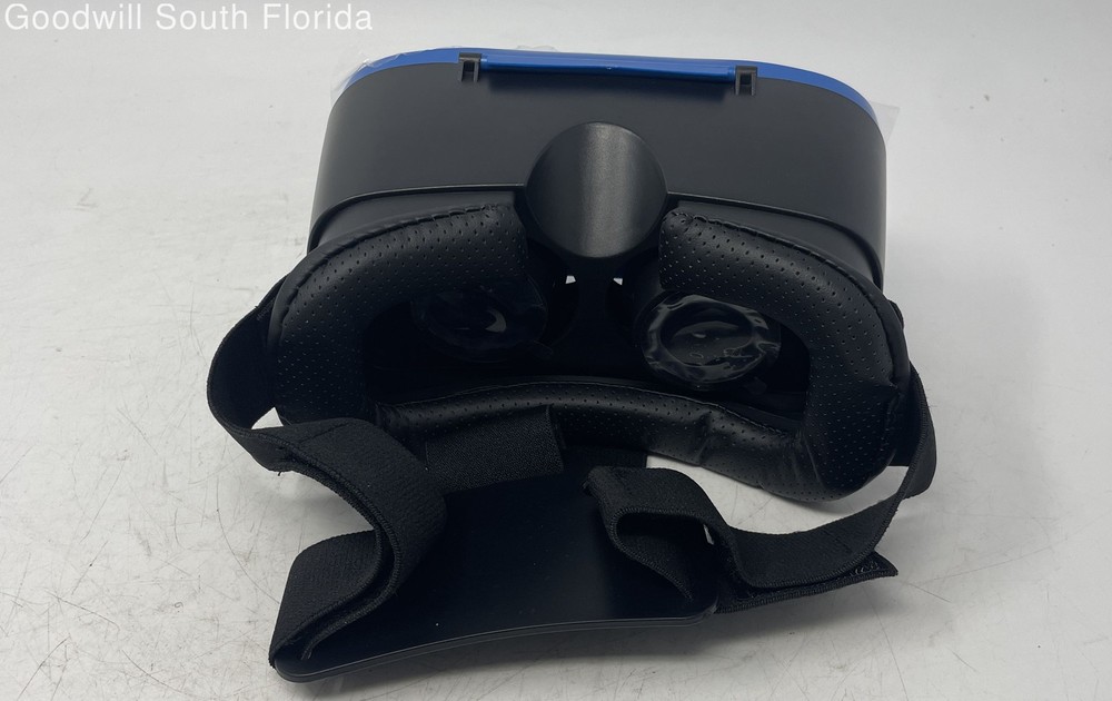 Blue Wireless Adjustable Virtual Reality Smartphone Headset With Accessories