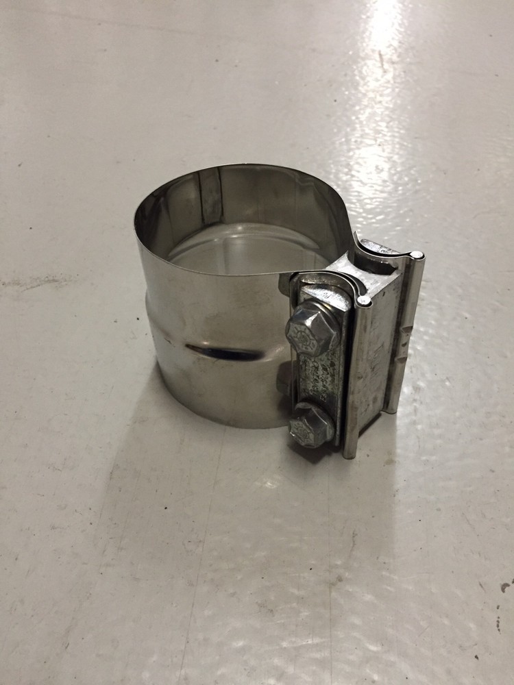 3" ZZPerformance Stainless Exhaust Band Clamp Step Lap Joint Step Clamps