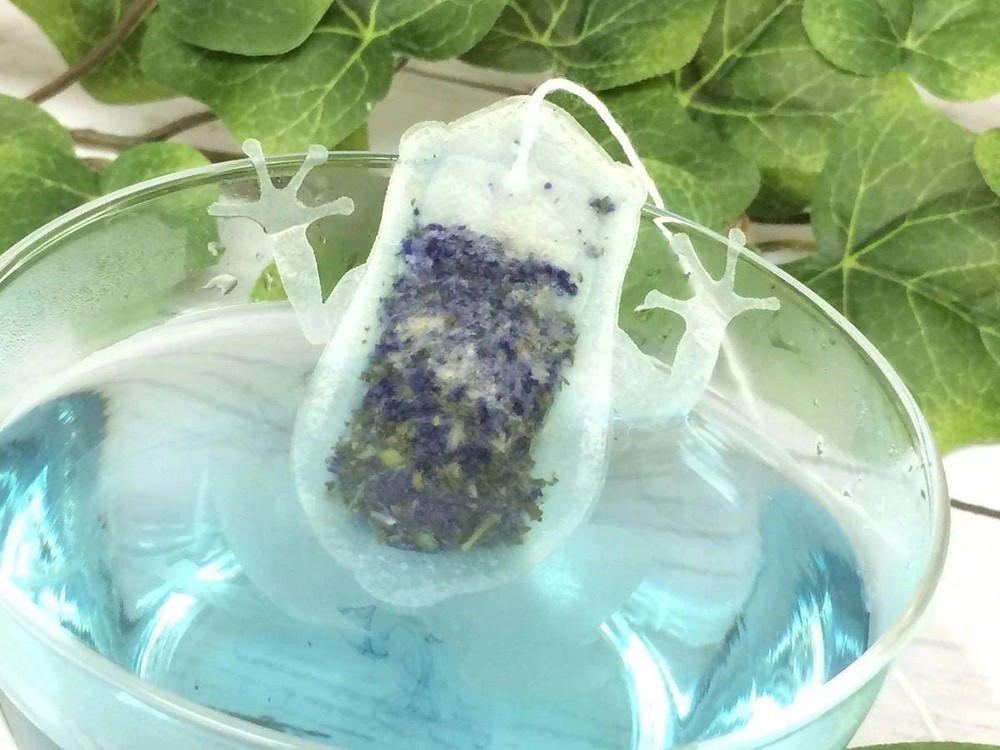 Treefrog Butterfly Pea Mint Tea Bag (Style 2) - Ocean Teabag