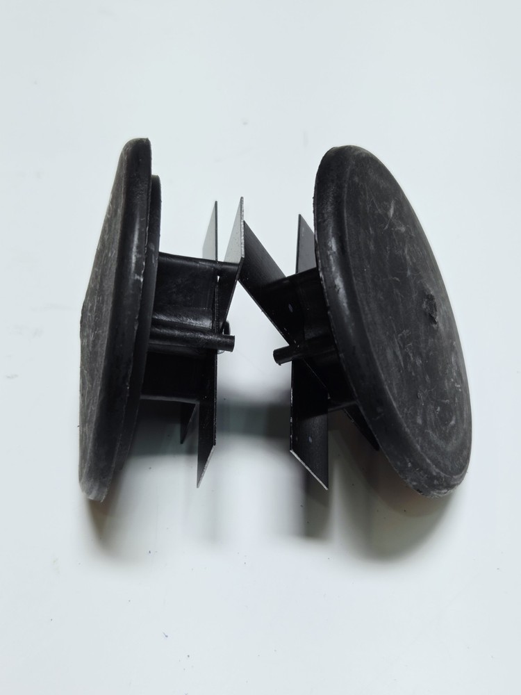 Fence Round Pole Cap 3" 2pk