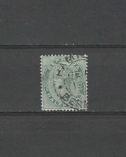BERMUDA , 1883/1904 , VICTORIA , 1/2p STAMP , PERF , USED