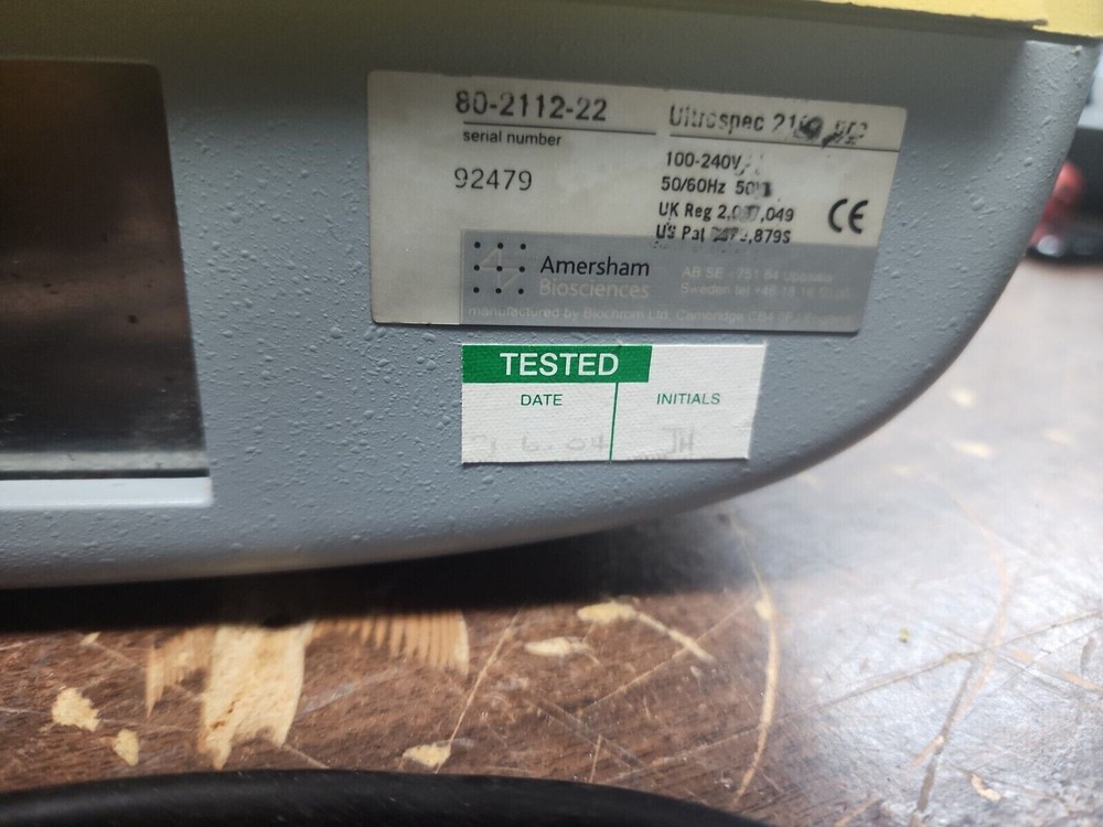 Ultrospec 2100 pro UV/Visible Sectrophotometer