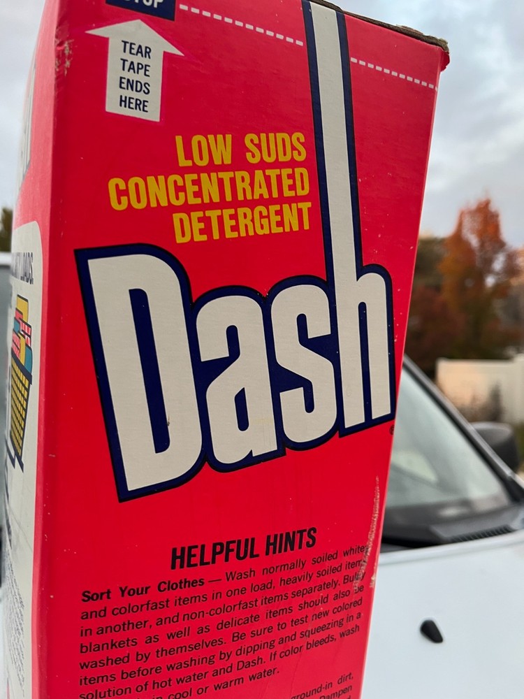 NOS 20-Pound Box Dash Laundry Detergent UNOPENED