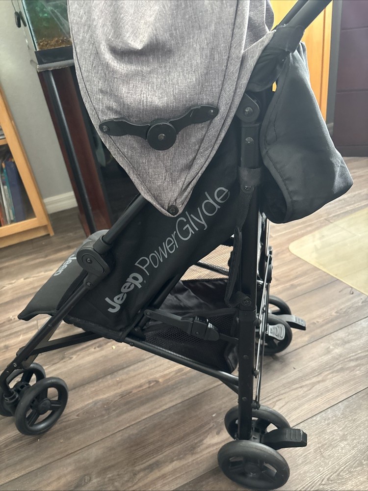 Jeep Power Glide Lightweight Travel Stroller Black