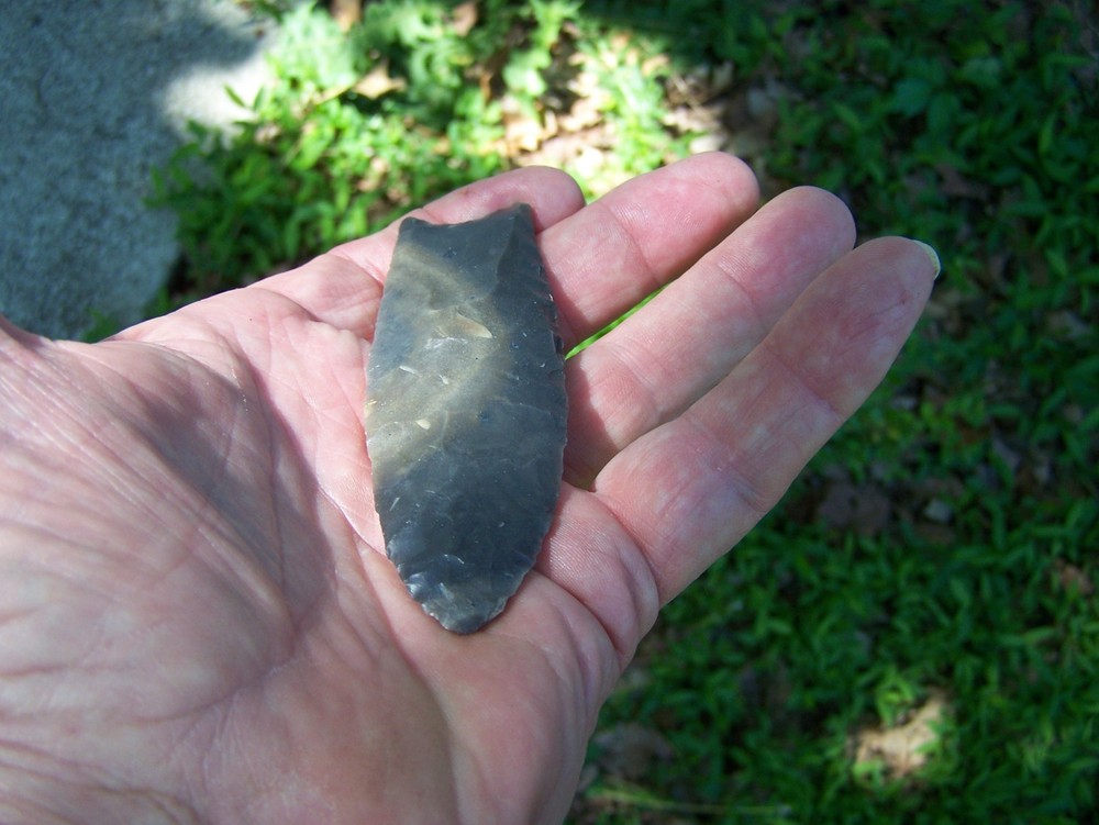 Nice fluted Clovis reproduction arrowhead!