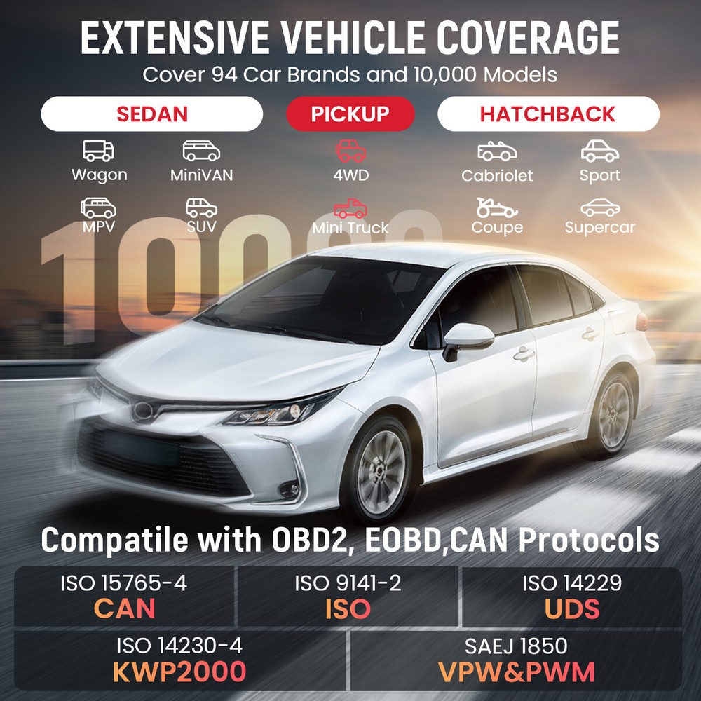 Thinkscan Plus S7 Automotive Fault Code Reader OBD2 Scanner Diagnostic Tool