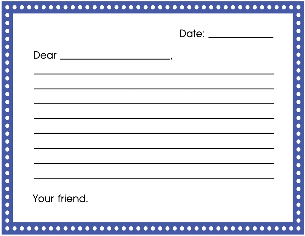 Big Kids Pen Pal Kit