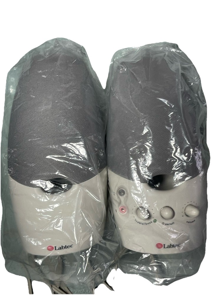 Labtec Spin-60 Multipurpose Stereo Computer Speakers - Open Box