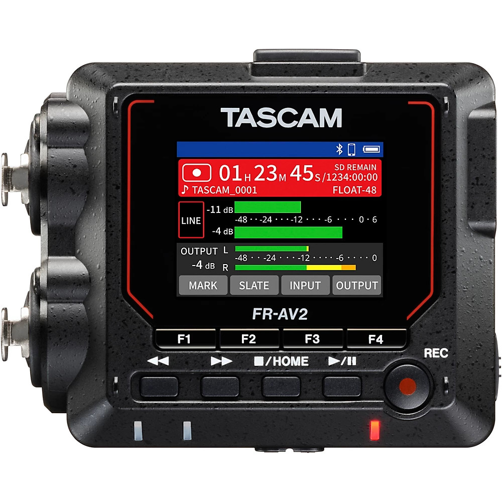 TASCAM FR-AV2 Compact 32-Bit Field Recorder & Timecode Generator w/BT Adapter