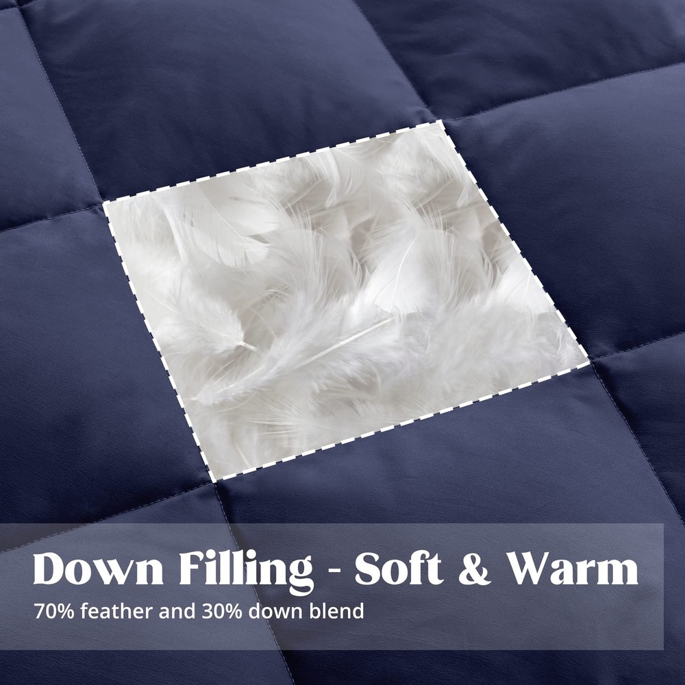 ® Down Throw Blankets for Couch, Lightweight Down Throw for Indoor and Outdoo...