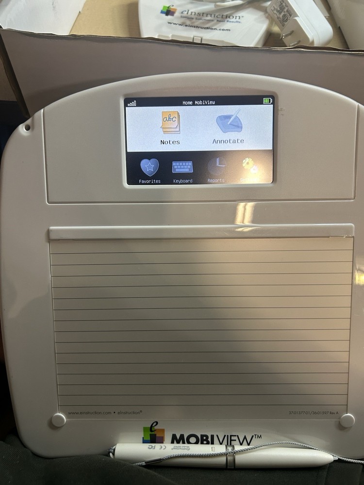 eInstructions Mobiview Workspace Edition Tablet MWB600 w/ Stylus and Dock