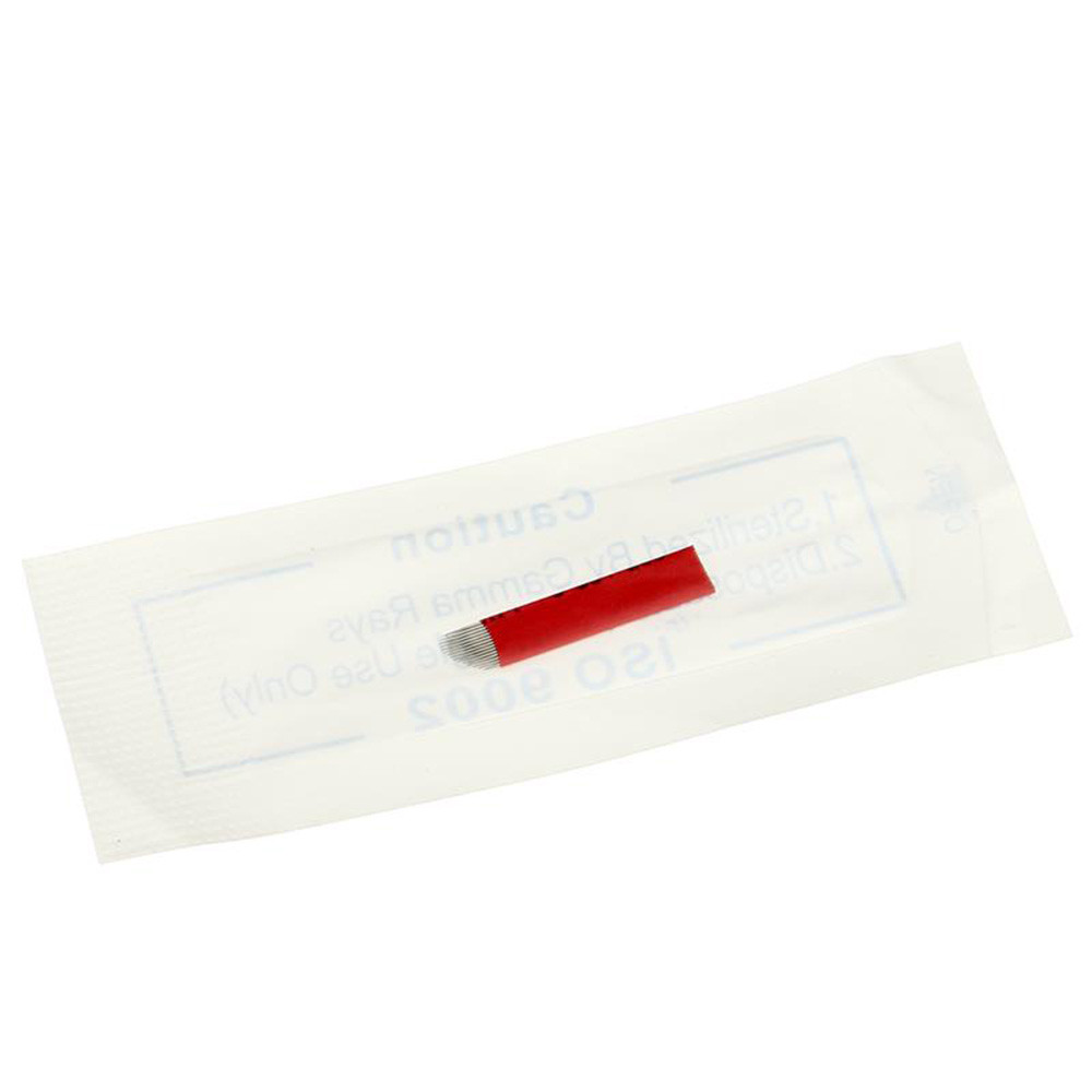 Microblading 15 U Shape Needle Permanent Makeup Eyebrow Tattoo Blade