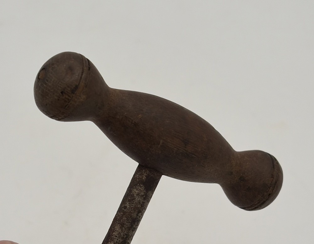 Vintage Wood Corkscrew 4.5”