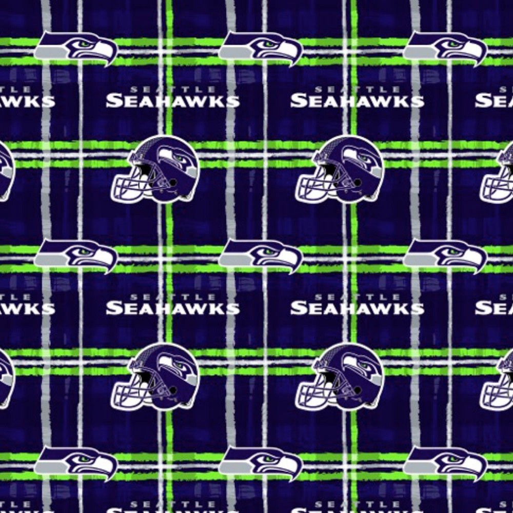 Seattle Seahawks NFL Flannel Fabric