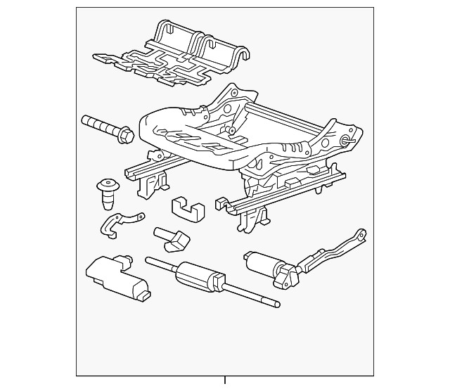 Genuine GM Driver Seat Cushion Frame 22779692