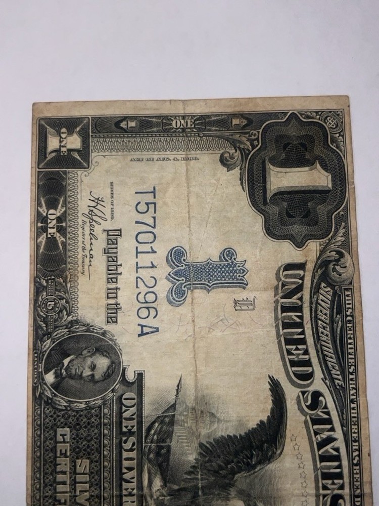 FR. 236 1899 $1 ONE DOLLAR “BLACK EAGLE” SILVER CERTIFICATE NOTE