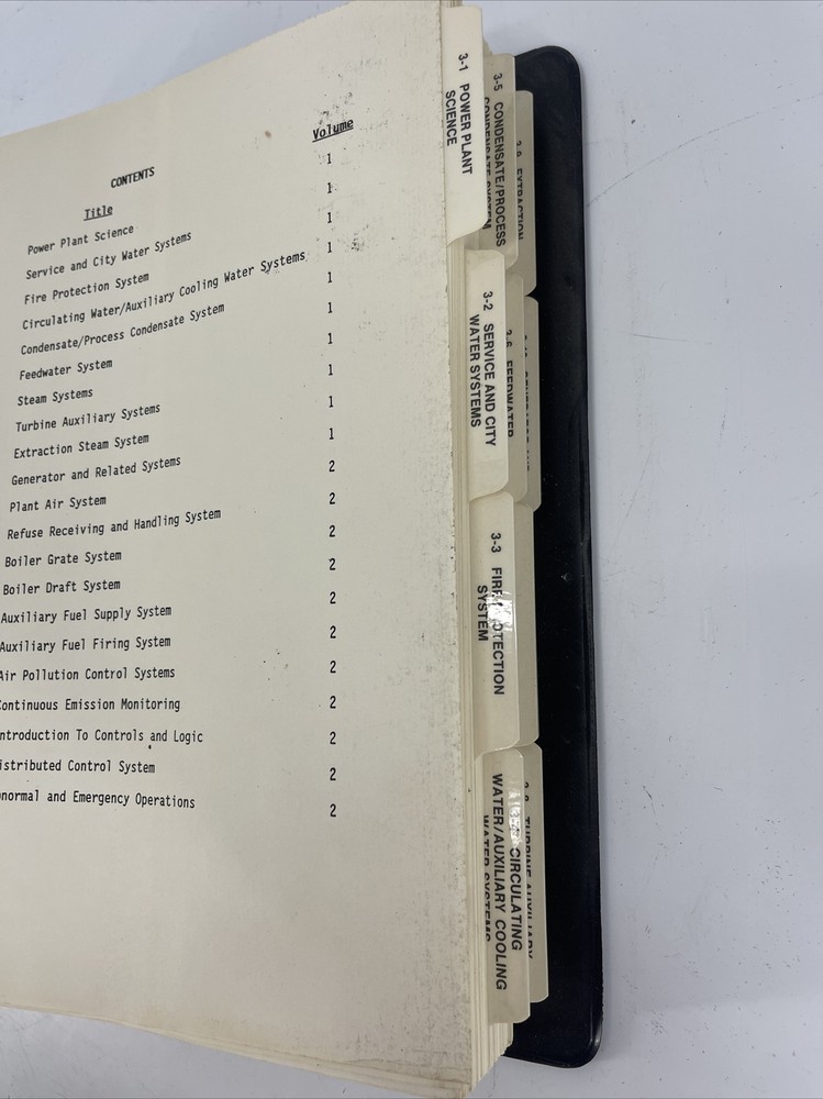 Wheelabrator Environmental Systems INC Phase 3 Volume 1 Training Modules
