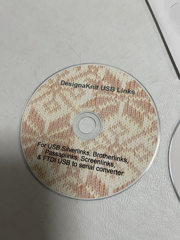 Designaknit usb driver cd and usb links cd software Discs Only
