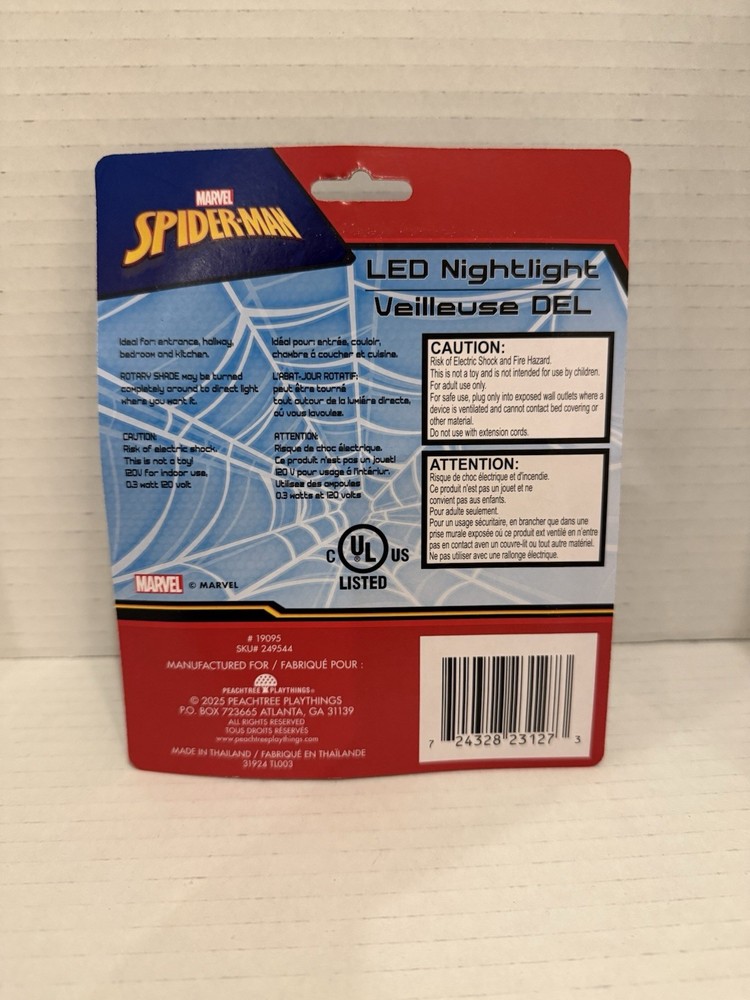 Marvel SPIDER-MAN LED Nightlight Brand New