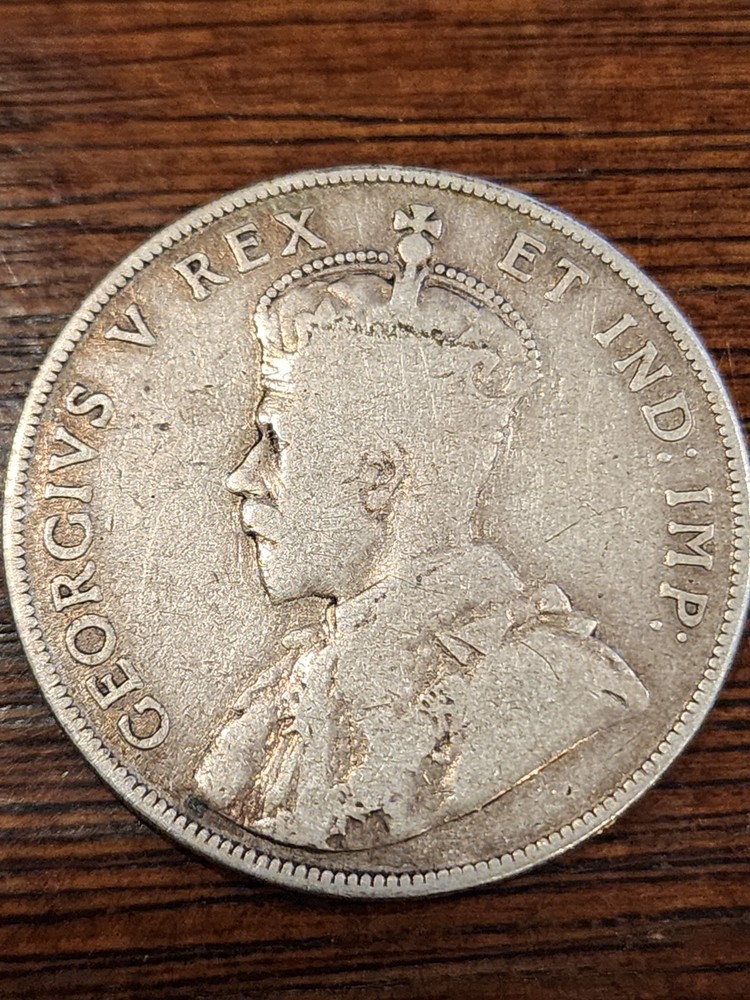 1911 Canada 50 Cents Silver Coin
