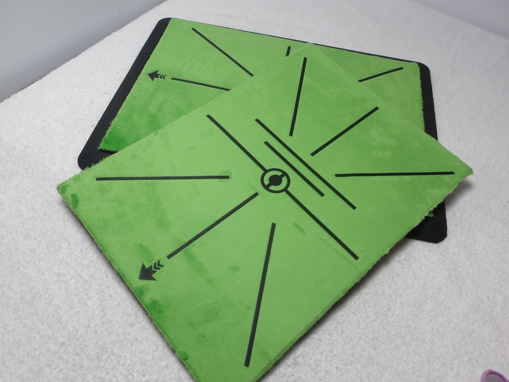 Heavy-Duty Golf Hitting Mat - Swing Path Feedback Golf Practice Mat