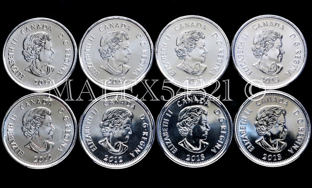 🇨🇦 *** 2012 / 2013 WAR OF 1812 25 CENTS SET UNCIRCULATED ***