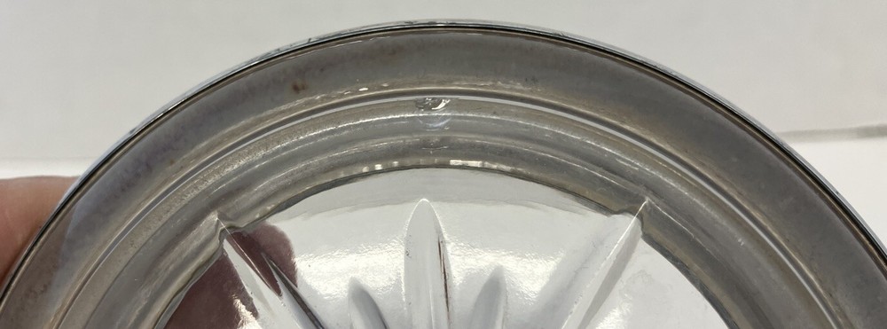 Sterling Silver Coaster Ashtray Set 4 w Holder Frank Whiting